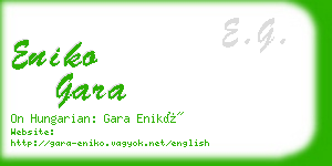 eniko gara business card